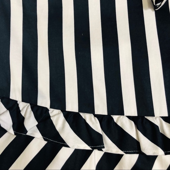 Ann Taylor Loft Fun Ruffled Stripe A Line Skirt Size 2 - Picture 3 of 6